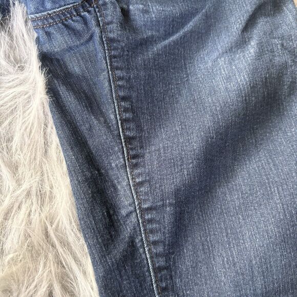 Loft Modern Skinny Jeans Size 26/ 2 Dark Wash Stretch Denim Classic 5 Pocket - Picture 10 of 12